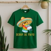 Derby de Mayo Kentucky Horse Race Mexico Pinata Mexican T-Shirt thumb 2