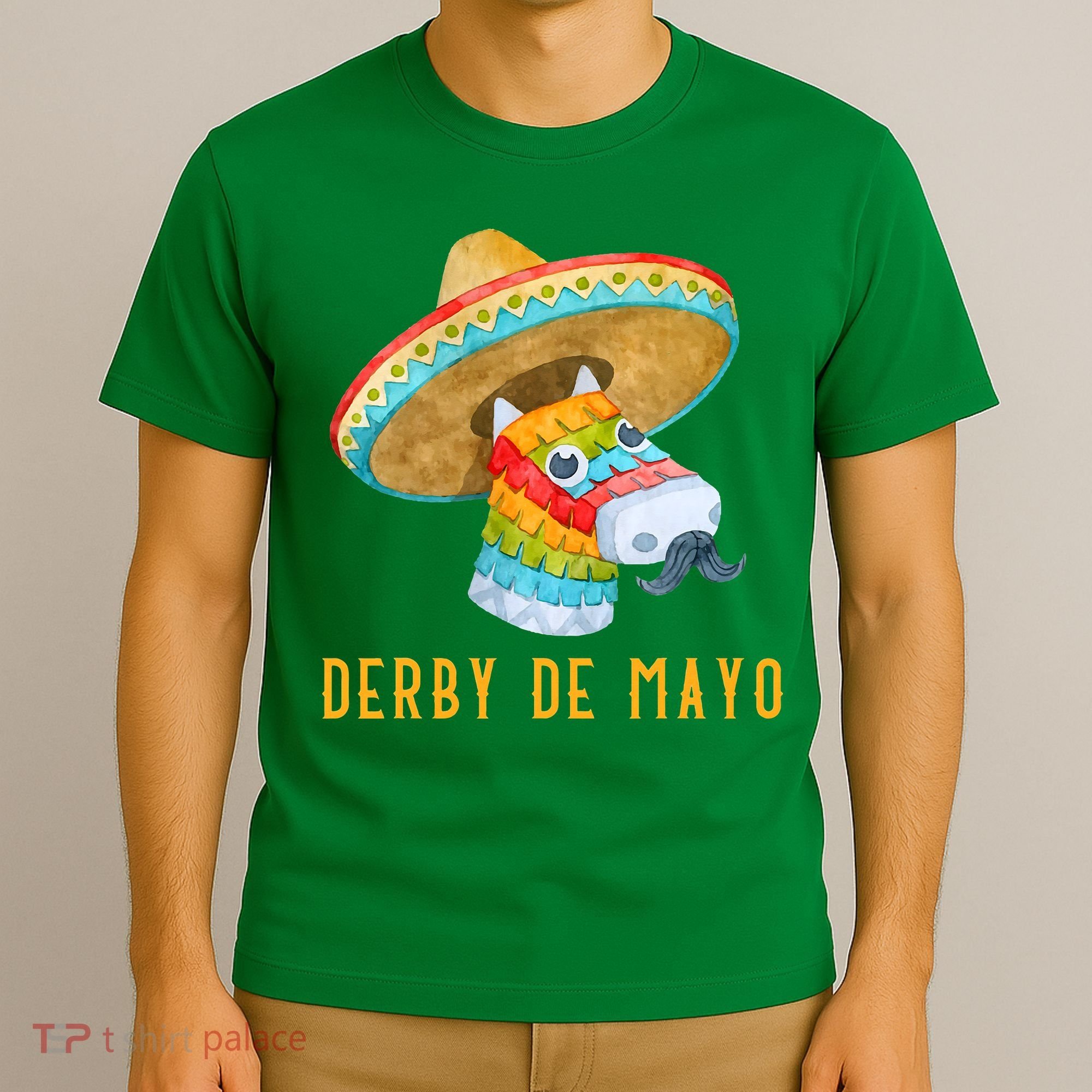 Derby de Mayo Kentucky Horse Race Mexico Pinata Mexican T-Shirt