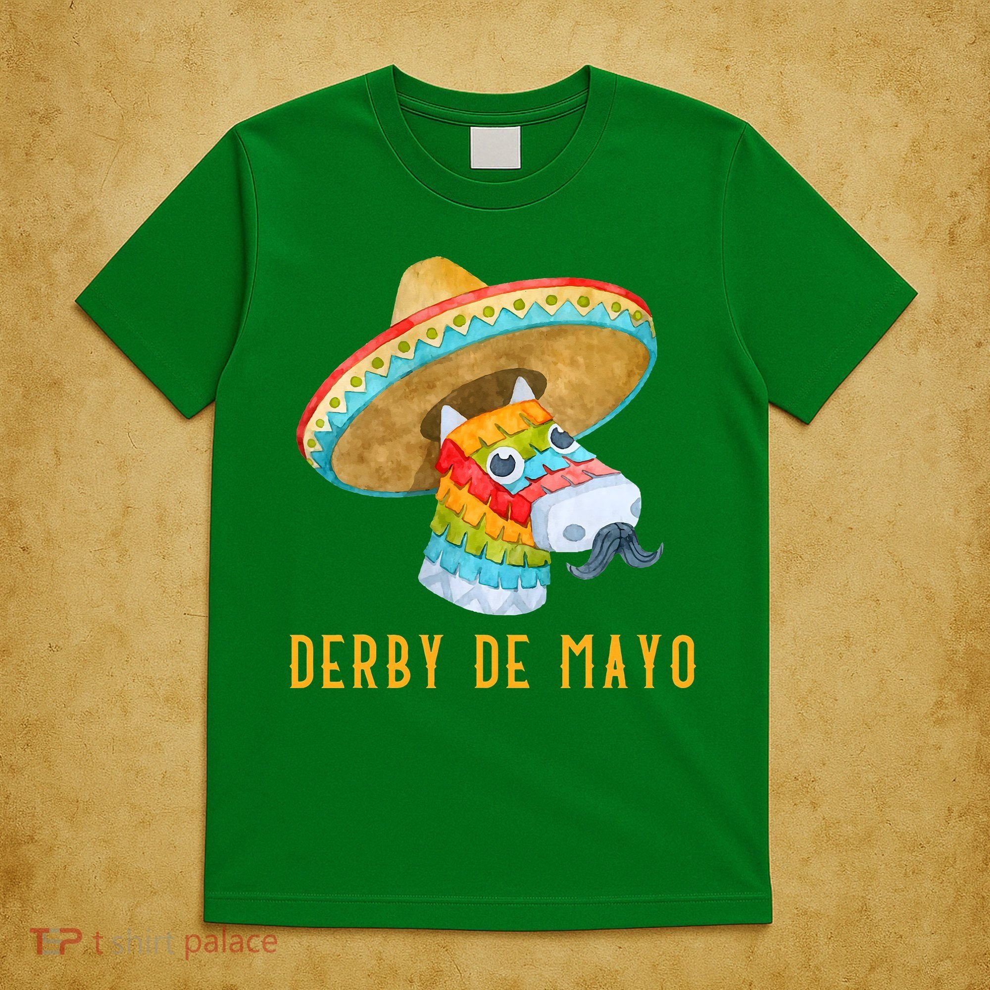 Derby de Mayo Kentucky Horse Race Mexico Pinata Mexican T-Shirt