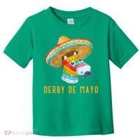 Derby de Mayo Kentucky Horse Race Mexico Pinata Mexican Toddler T-Shirt thumb 0