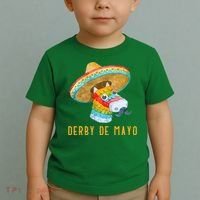 Derby de Mayo Kentucky Horse Race Mexico Pinata Mexican Toddler T-Shirt thumb 2