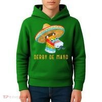 Derby de Mayo Kentucky Horse Race Mexico Pinata Mexican Kids Hoodie thumb 4