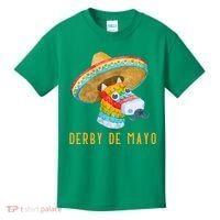 Derby de Mayo Kentucky Horse Race Mexico Pinata Mexican Kids T-Shirt thumb 0