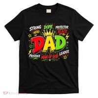 Dope Dad Man Of God Fathers Day Gift For Black Dads Juneteenth T-Shirt thumb 0