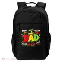 Dope Dad Man Of God Fathers Day Gift For Black Dads Juneteenth Backpack thumb 0