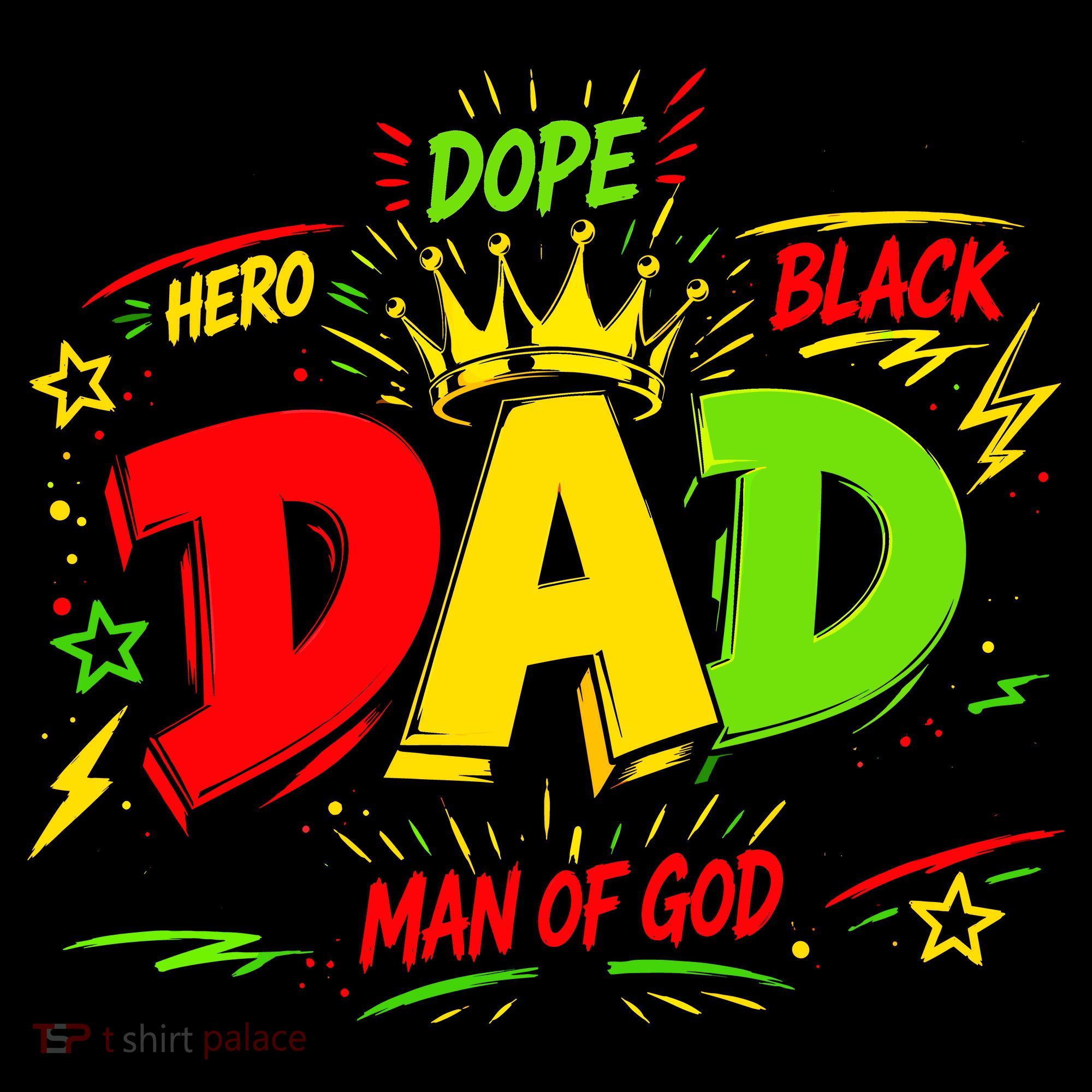 Dope Dad Man Of God Fathers Day Gift For Black Dads Juneteenth Coffee Mug