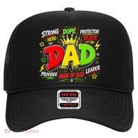Dope Dad Man Of God Fathers Day Gift For Black Dads Juneteenth Hat thumb 0