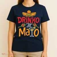 Drinko De Mayo Cinco De Mayo Fiesta T-Shirt thumb 4