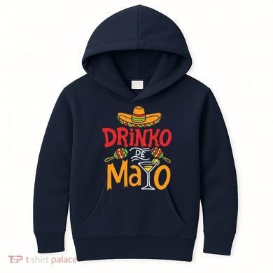 Drinko De Mayo Cinco De Mayo Fiesta Kids Hoodie