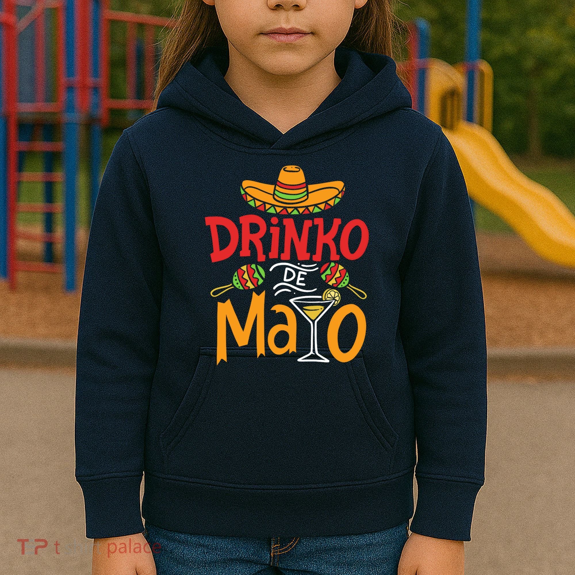 Drinko De Mayo Cinco De Mayo Fiesta Kids Hoodie