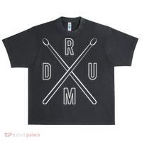 Drum Drummer Music Musician Urban Oversized Heavyweight T-Shirt thumb 0
