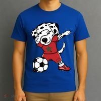 Dab Dalmatian Morocco Soccer Fans Jersey Moroccan Football Gift T-Shirt thumb 3
