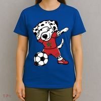 Dab Dalmatian Morocco Soccer Fans Jersey Moroccan Football Gift T-Shirt thumb 4
