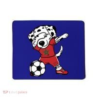 Dab Dalmatian Morocco Soccer Fans Jersey Moroccan Football Gift Mousepad thumb 0