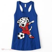 Dab Dalmatian Morocco Soccer Fans Jersey Moroccan Football Gift Women's Tank Top thumb 0