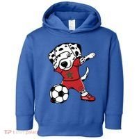 Dab Dalmatian Morocco Soccer Fans Jersey Moroccan Football Gift Toddler Hoodie thumb 0
