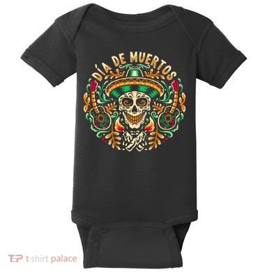 Dia De Muertos Baby Bodysuit