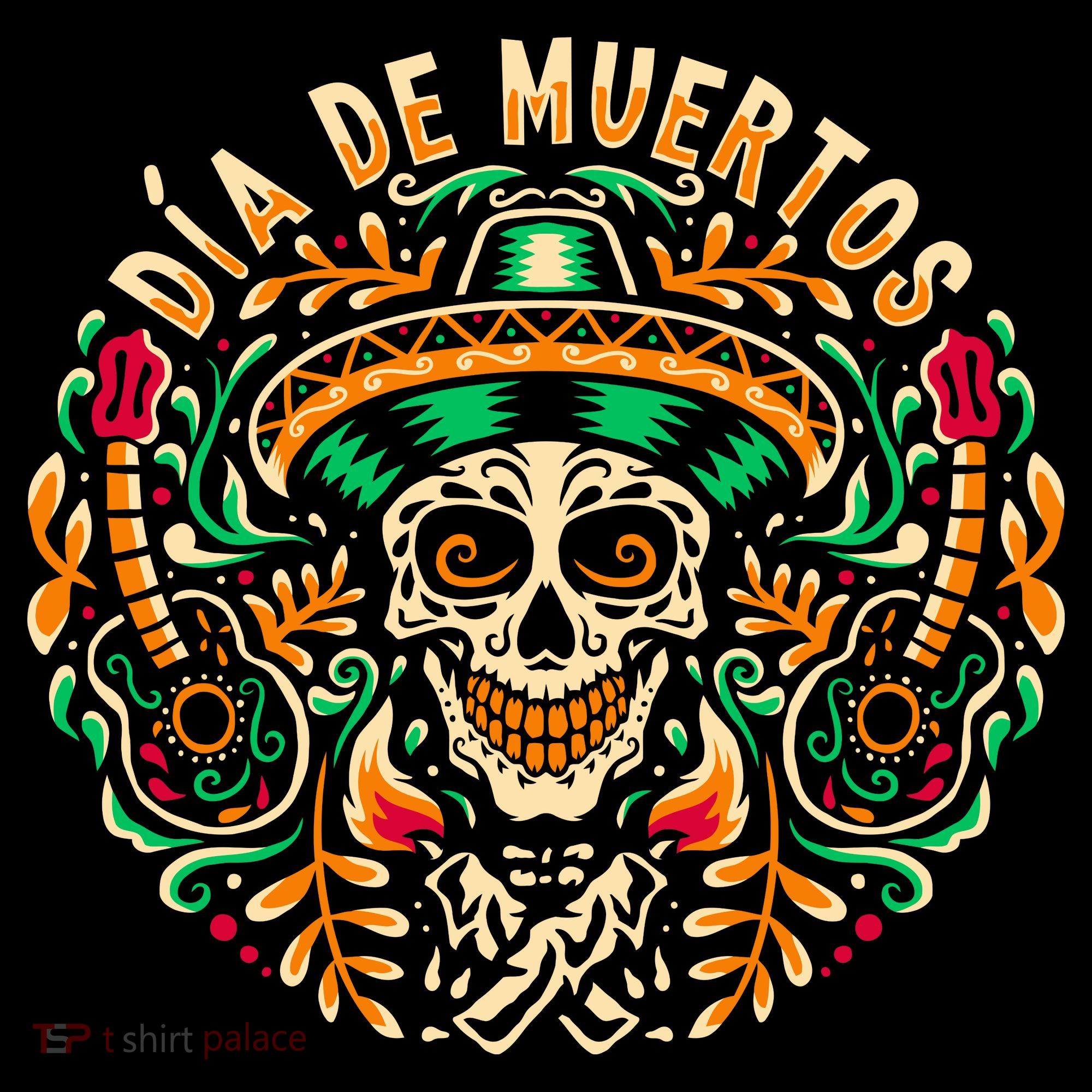 Dia De Muertos Toddler T-Shirt