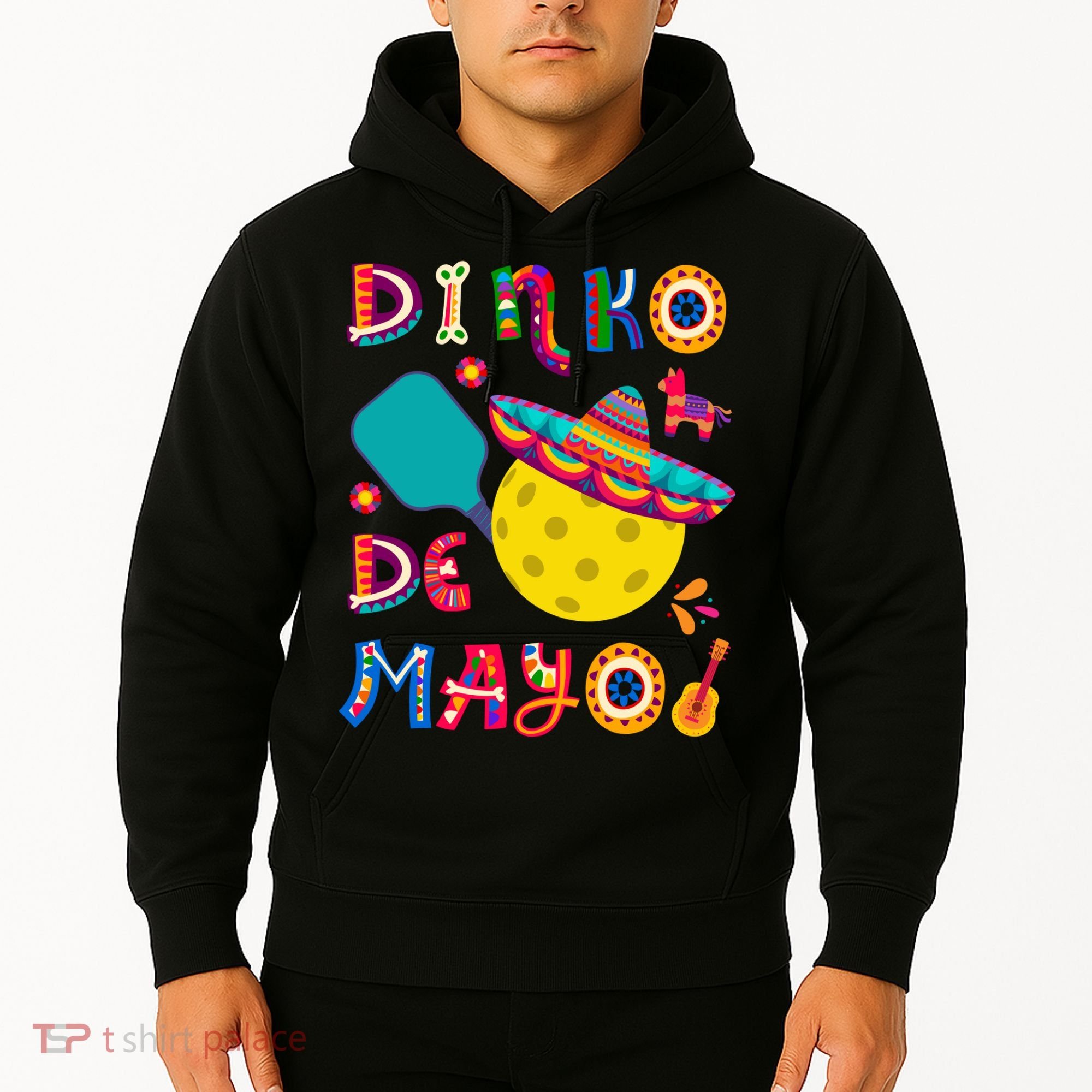 Dinko De Mayo Funny Cinco De Mayo Funny Pickleball Hoodie