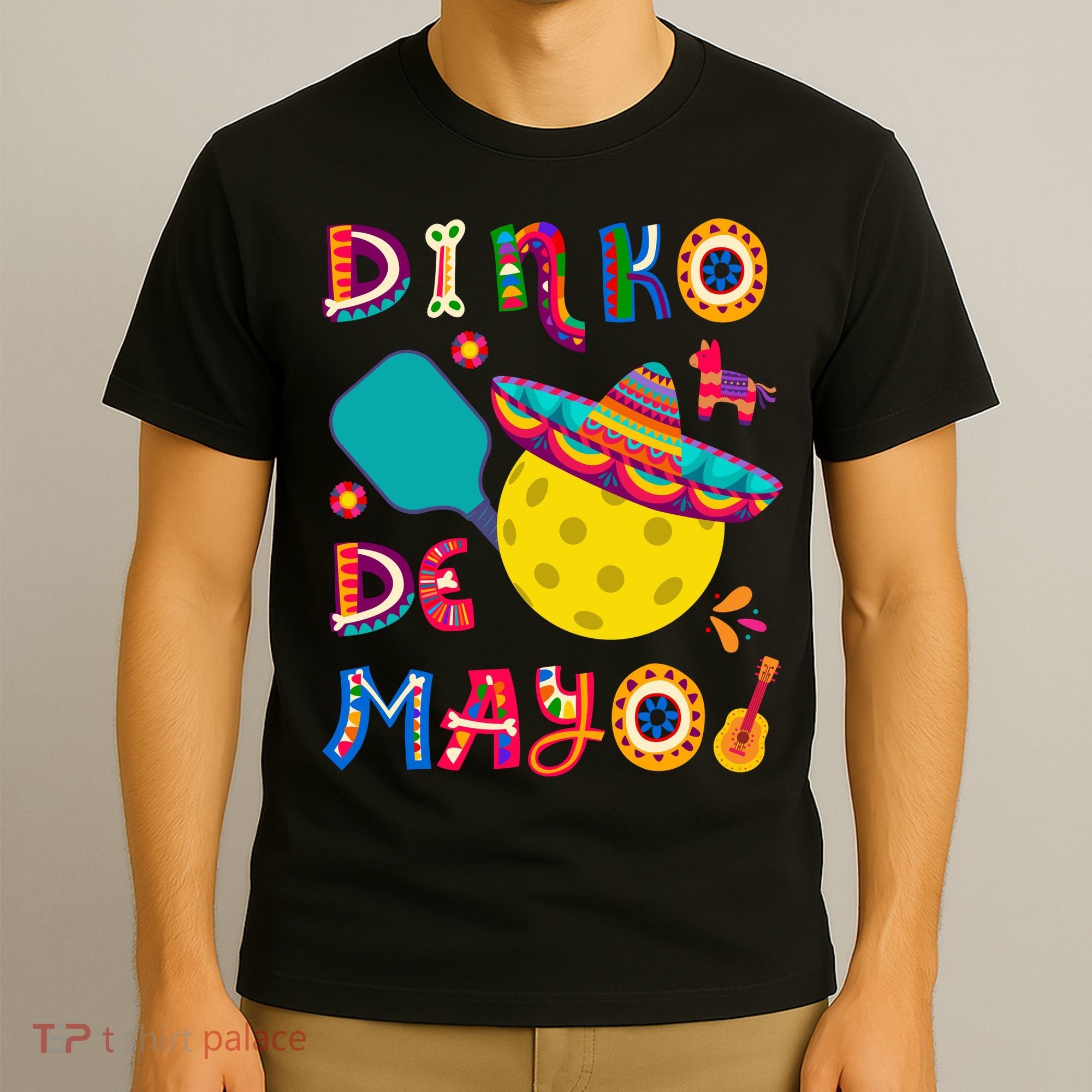 Dinko De Mayo Funny Cinco De Mayo Funny Pickleball T-Shirt