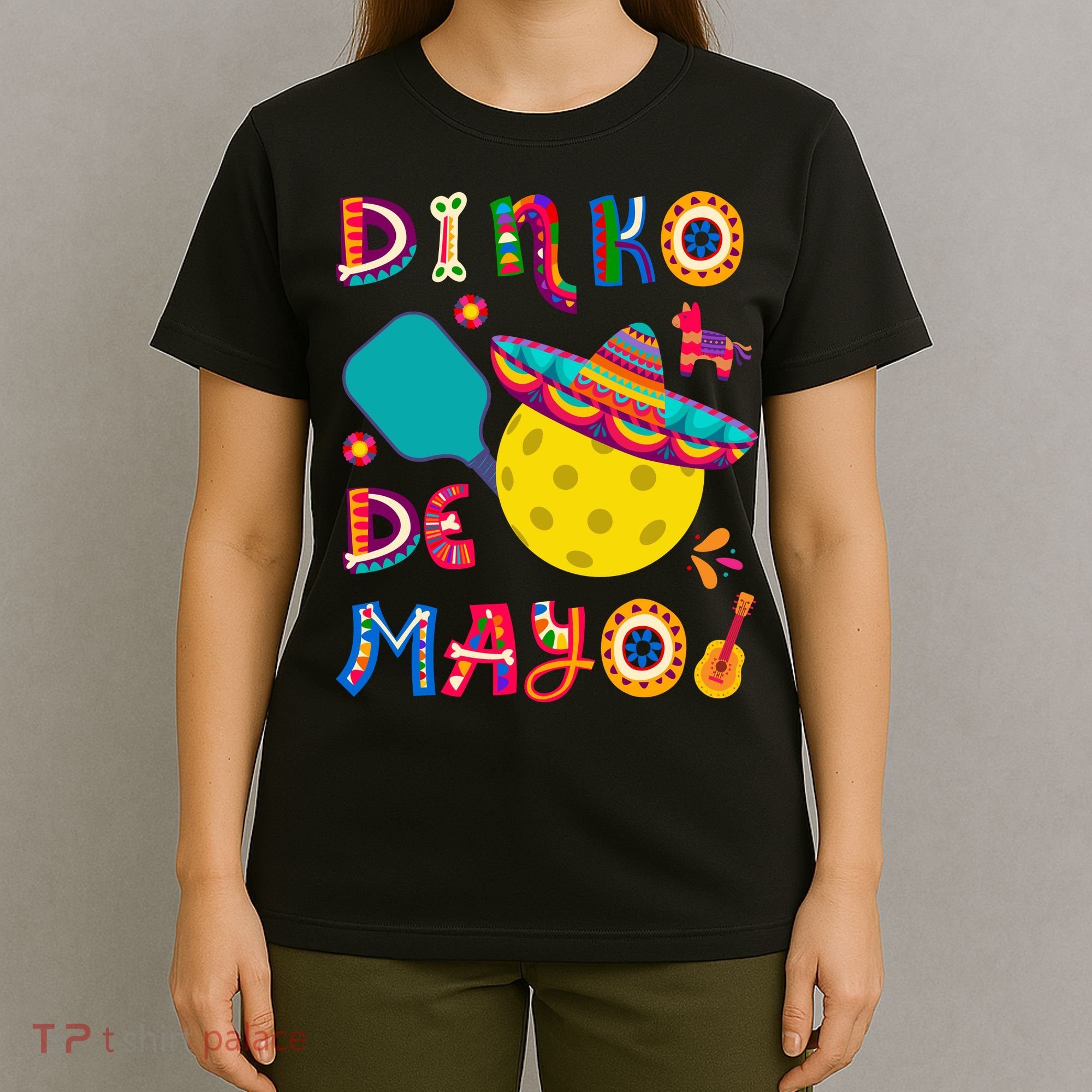Dinko De Mayo Funny Cinco De Mayo Funny Pickleball T-Shirt