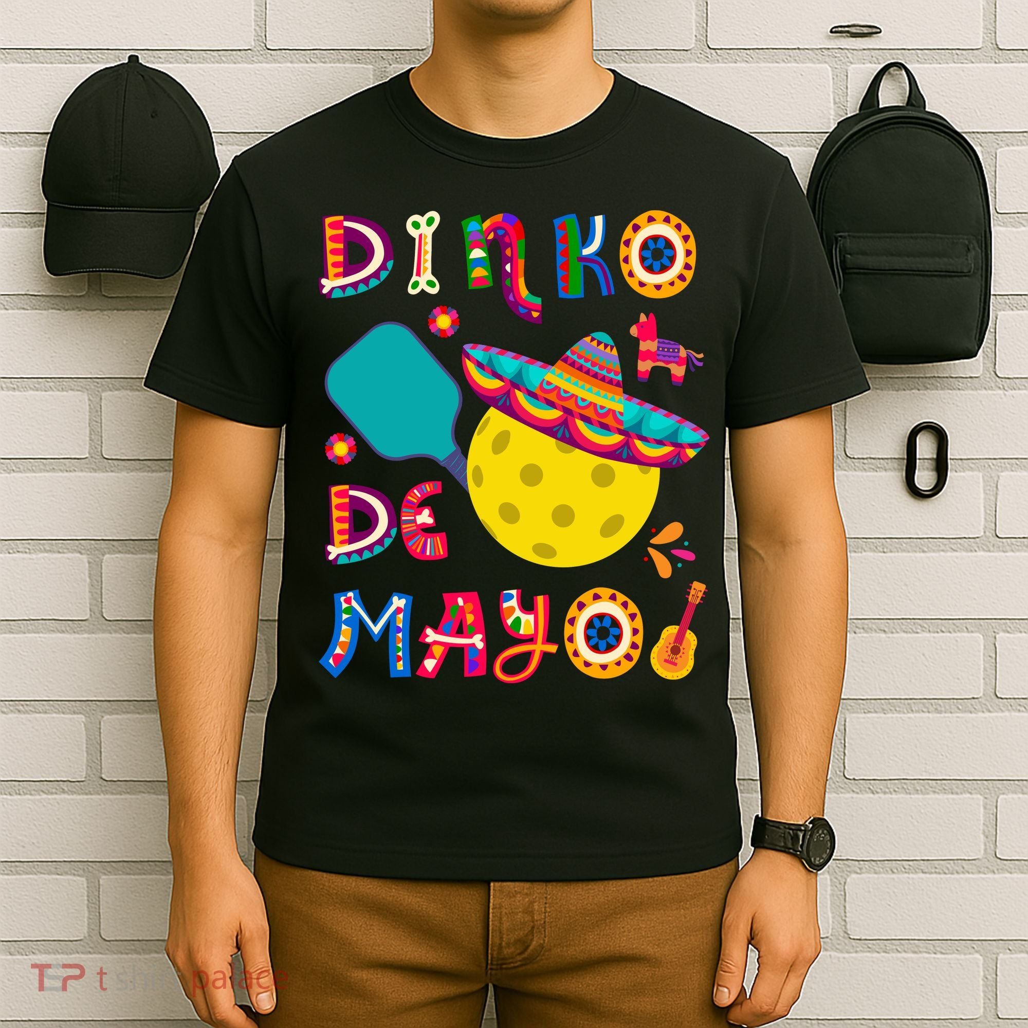 Dinko De Mayo Funny Cinco De Mayo Funny Pickleball T-Shirt
