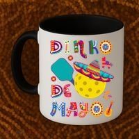 Dinko De Mayo Funny Cinco De Mayo Funny Pickleball Coffee Mug thumb 2