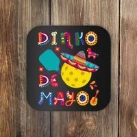 Dinko De Mayo Funny Cinco De Mayo Funny Pickleball Coaster thumb 0