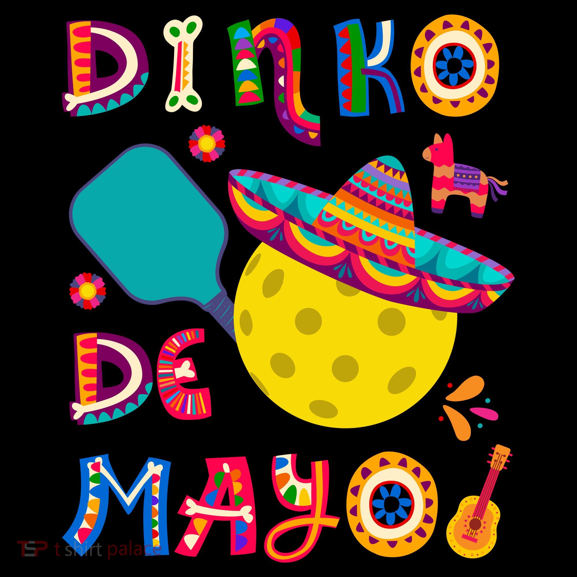 Dinko De Mayo Funny Cinco De Mayo Funny Pickleball Women's Hoodie