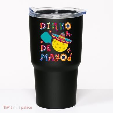 Dinko De Mayo Funny Cinco De Mayo Funny Pickleball Tumbler