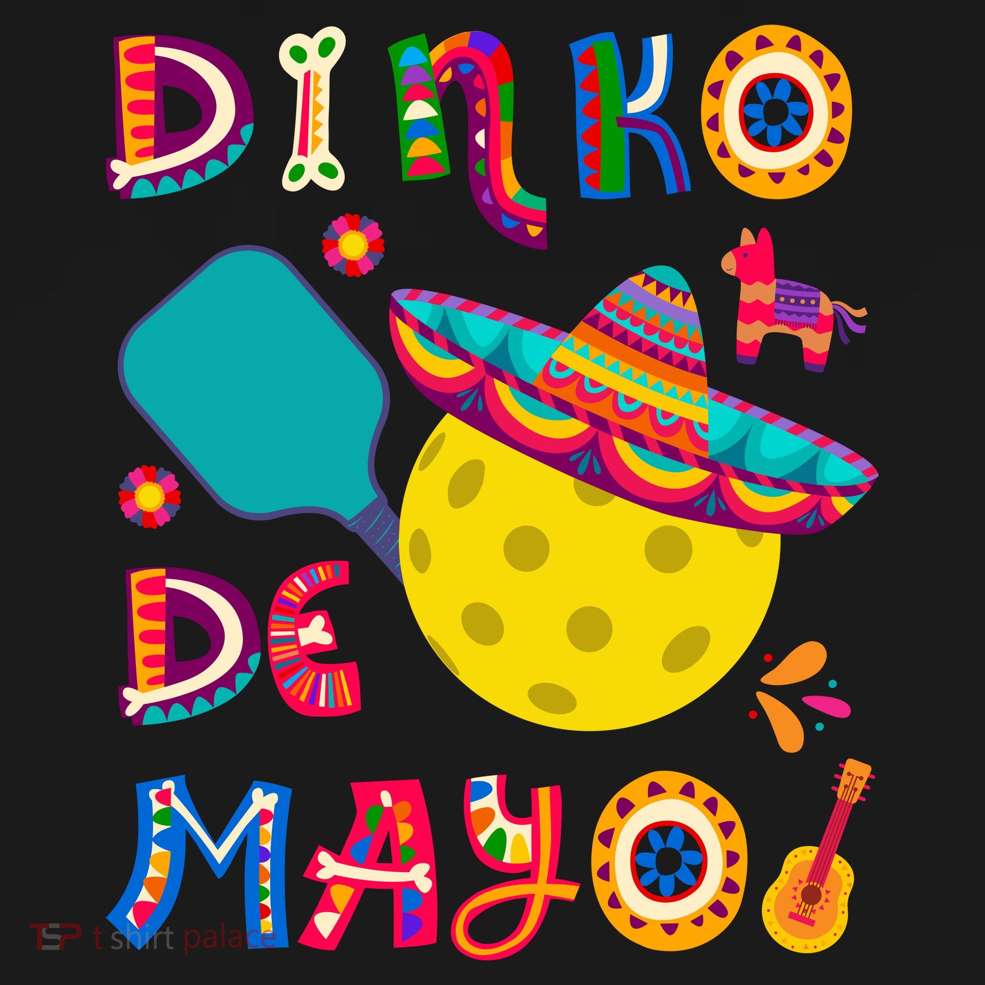 Dinko De Mayo Funny Cinco De Mayo Funny Pickleball Women's Tank Top