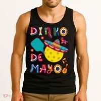 Dinko De Mayo Funny Cinco De Mayo Funny Pickleball Tank Top thumb 3
