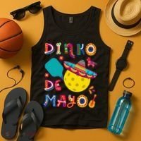 Dinko De Mayo Funny Cinco De Mayo Funny Pickleball Tank Top thumb 4