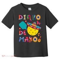 Dinko De Mayo Funny Cinco De Mayo Funny Pickleball Toddler T-Shirt thumb 0
