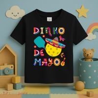 Dinko De Mayo Funny Cinco De Mayo Funny Pickleball Toddler T-Shirt thumb 3