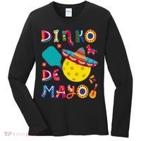 Dinko De Mayo Funny Cinco De Mayo Funny Pickleball Women's Long Sleeve Shirt thumb 0