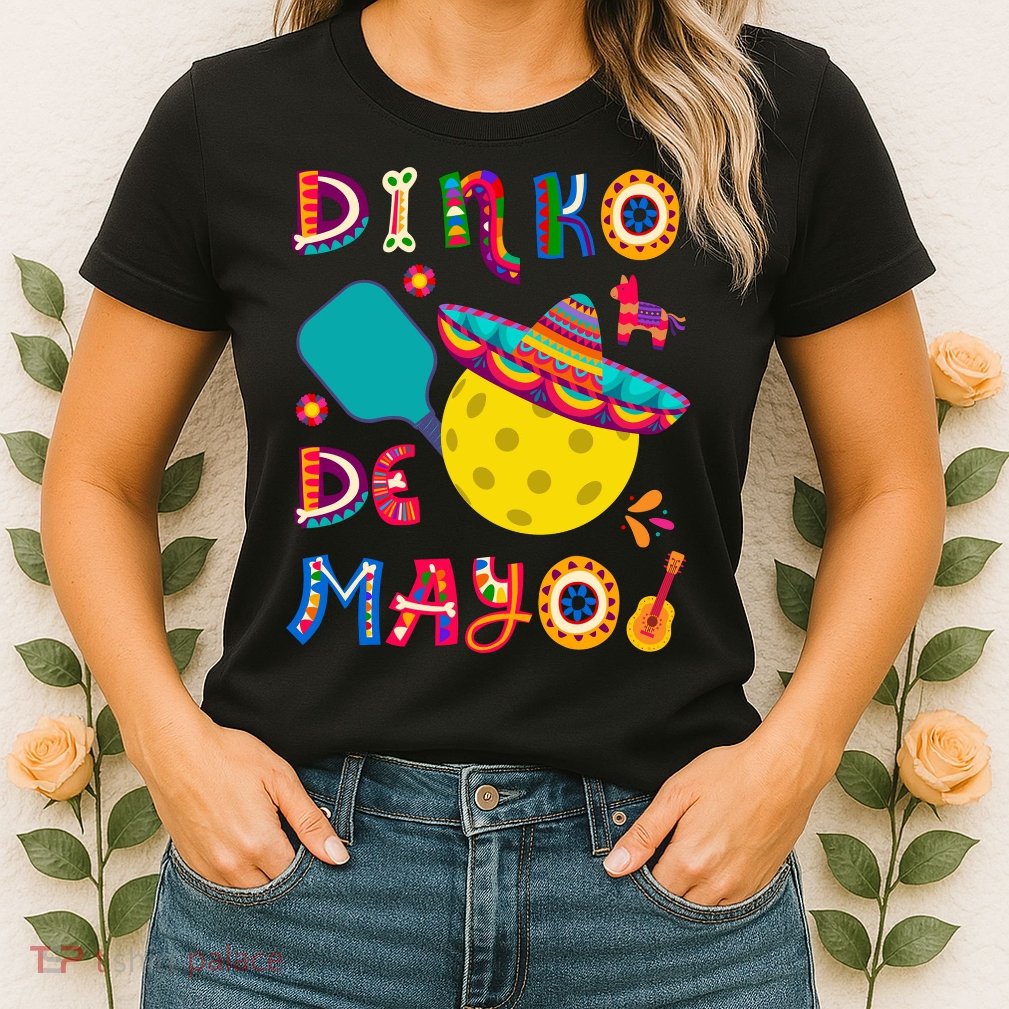 Dinko De Mayo Funny Cinco De Mayo Funny Pickleball Women's T-Shirt
