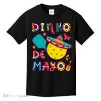 Dinko De Mayo Funny Cinco De Mayo Funny Pickleball Kids T-Shirt thumb 0