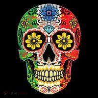 Dia De Muertos Cinco De Mayo Sugar Skull Mexican Flag Coffee Mug thumb 5