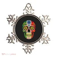 Dia De Muertos Cinco De Mayo Sugar Skull Mexican Flag Ornament thumb 0