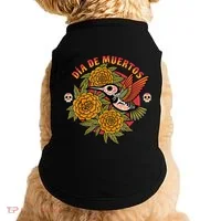 Dia De Muertos Hummingbird Doggie Tank thumb 0