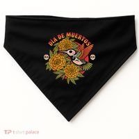 Dia De Muertos Hummingbird USA-Made Doggie Bandana thumb 0