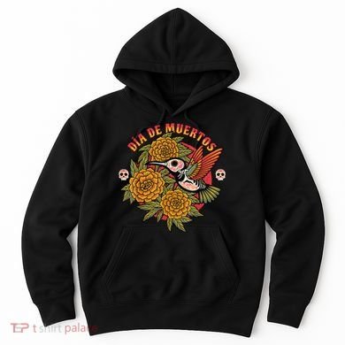 Dia De Muertos Hummingbird Hoodie