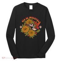 Dia De Muertos Hummingbird Long Sleeve Shirt thumb 0