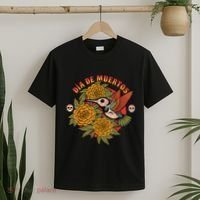 Dia De Muertos Hummingbird T-Shirt thumb 2