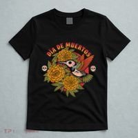 Dia De Muertos Hummingbird T-Shirt thumb 5