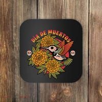 Dia De Muertos Hummingbird Coaster thumb 0