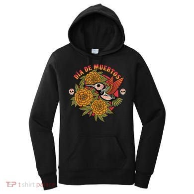Dia De Muertos Hummingbird Women's Hoodie