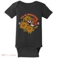 Dia De Muertos Hummingbird Baby Bodysuit thumb 0