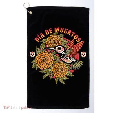 Dia De Muertos Hummingbird Golf Towel
